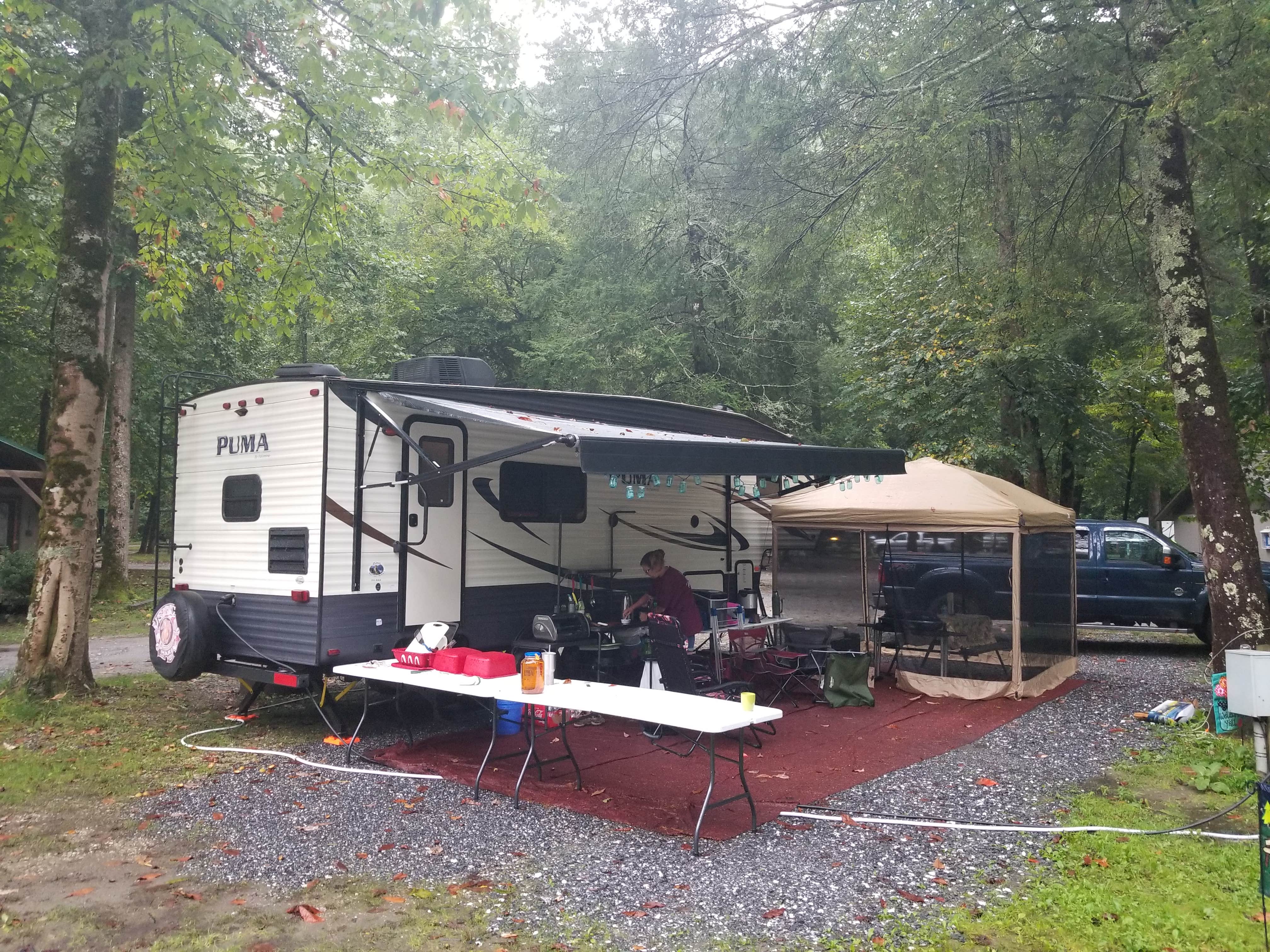 Camper-submitted photo at Yogi in the smokies near Bryson City, NC