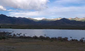 Camping near Biohome Research Facility: Zunino-Jiggs Reservoir, Ruby Valley, Nevada