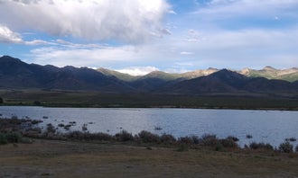 Camping near Biohome Research Facility: Zunino-Jiggs Reservoir, Ruby Valley, Nevada