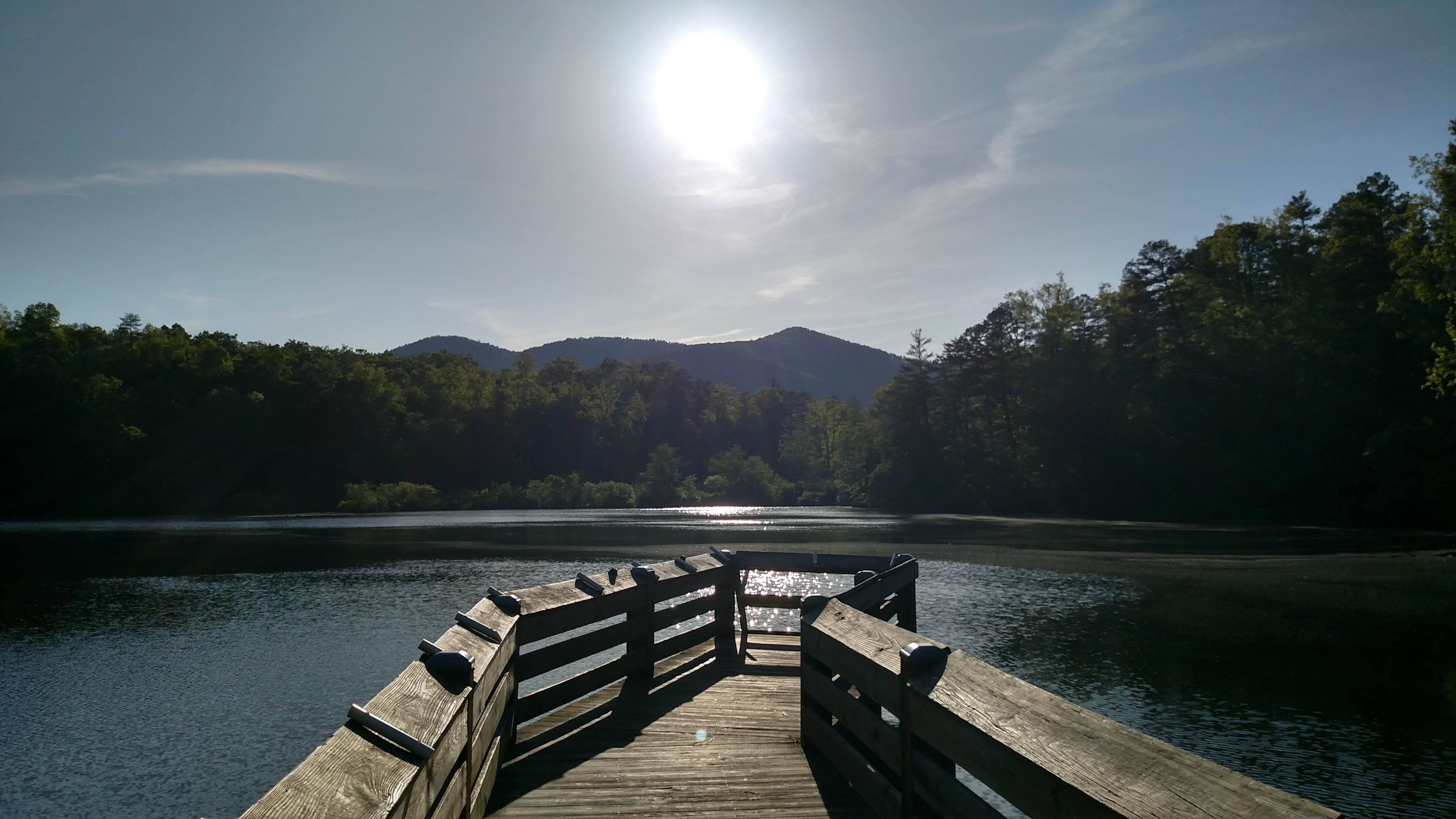 Camper submitted image from Lake Powhatan — National Forests In North Carolina - 4