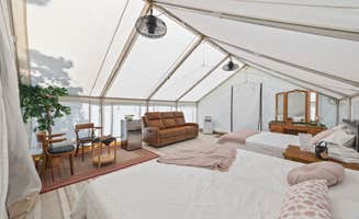Leeric Lodge O.'s photo of glamping accommodations at Leeric Lodge & Resort on Center Hill Lake near La Vergne, TN