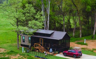 The Oaks O.'s photo of a cabin at The Oaks on 37 Tiny Homes & RV Resort near Sulphur Springs, TX