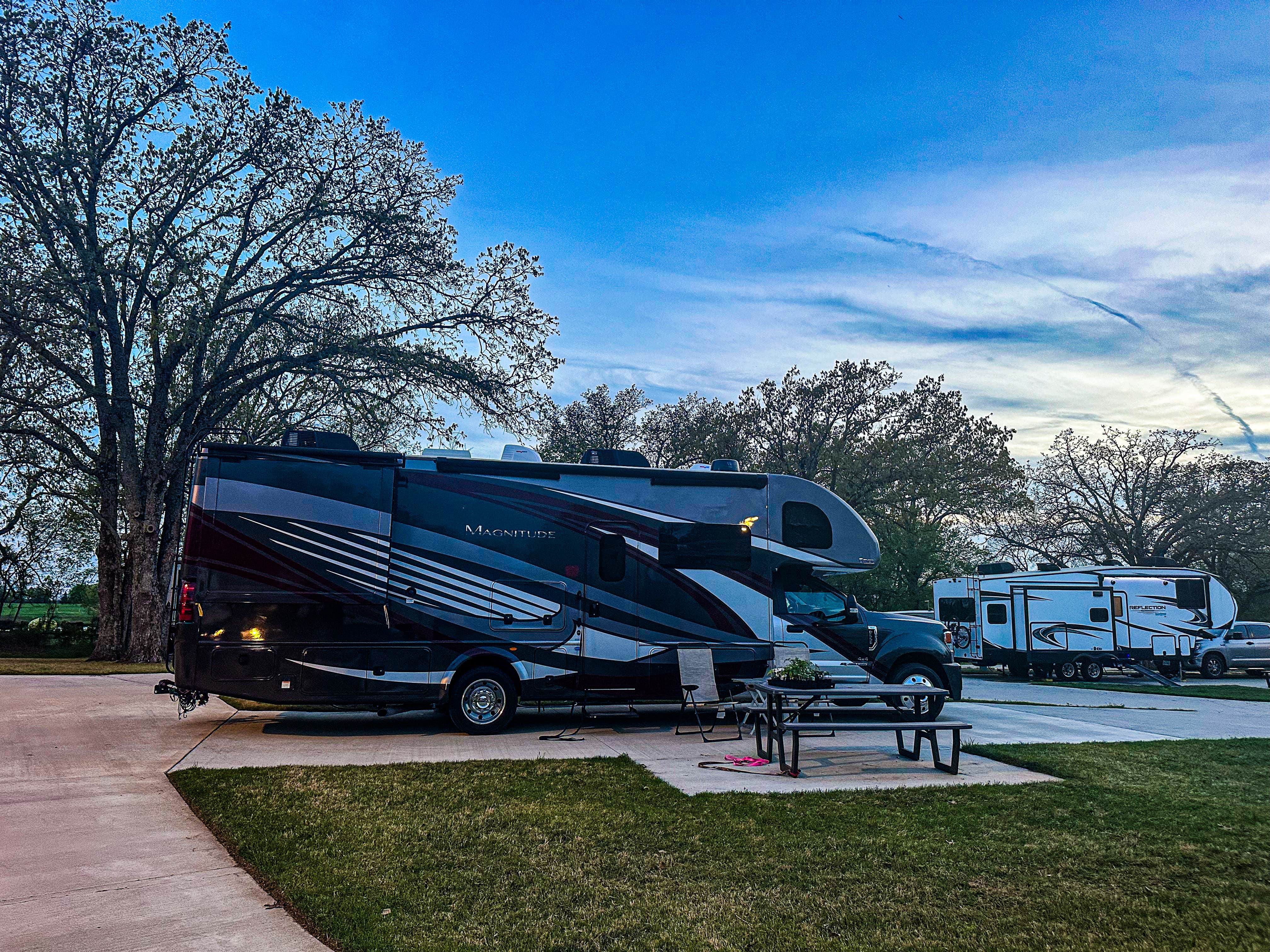The Oaks O.'s photo of rv camping at The Oaks on 37 Tiny Homes & RV Resort near Sulphur Springs, TX
