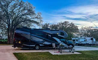 The Oaks O.'s photo of rv camping at The Oaks on 37 Tiny Homes & RV Resort near Cooper, TX