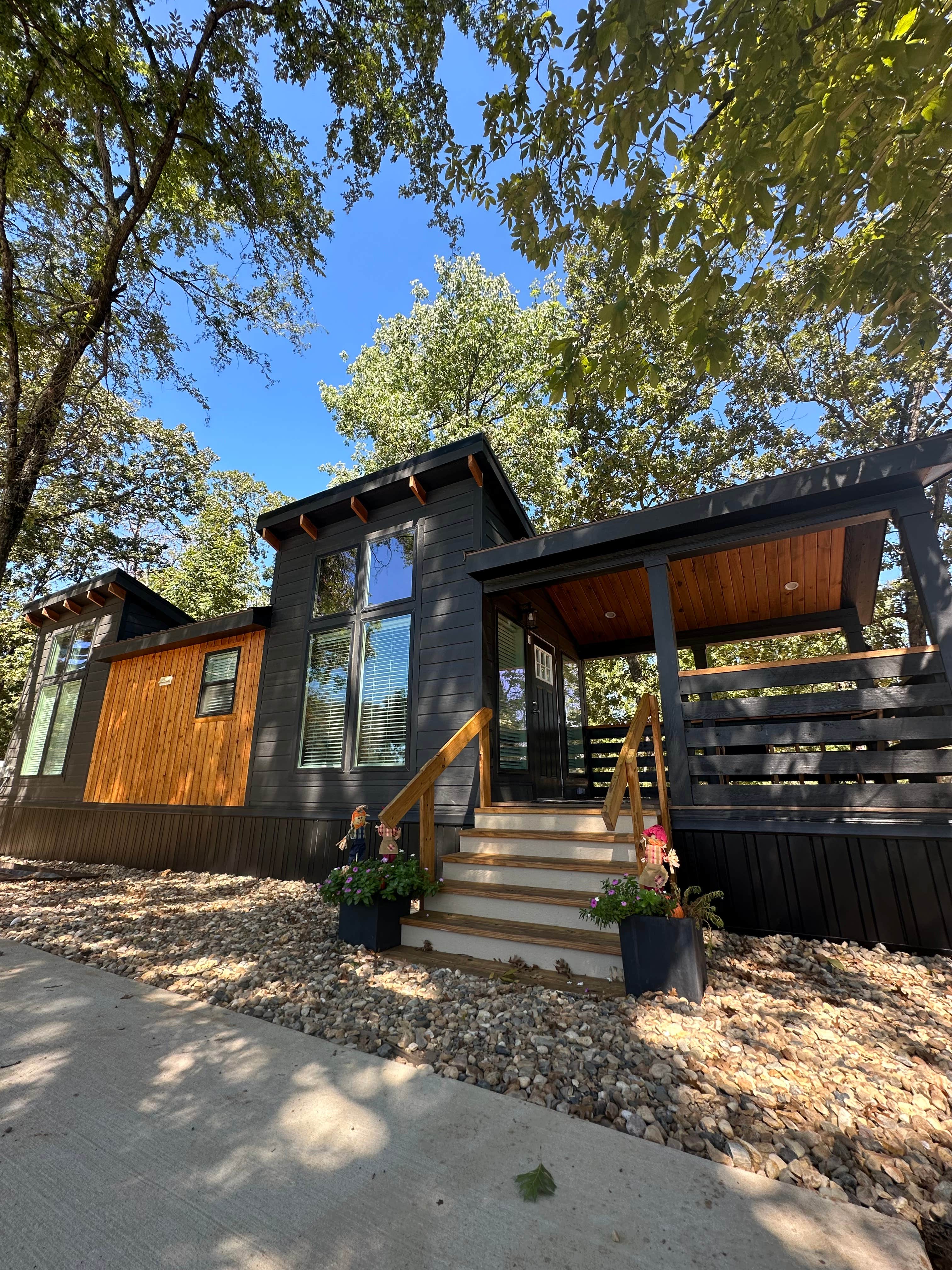 The Oaks O.'s photo of a cabin at The Oaks on 37 Tiny Homes & RV Resort near Mineola, TX