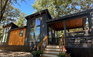 The Oaks O.'s photo of a cabin at The Oaks on 37 Tiny Homes & RV Resort near Powderly, TX