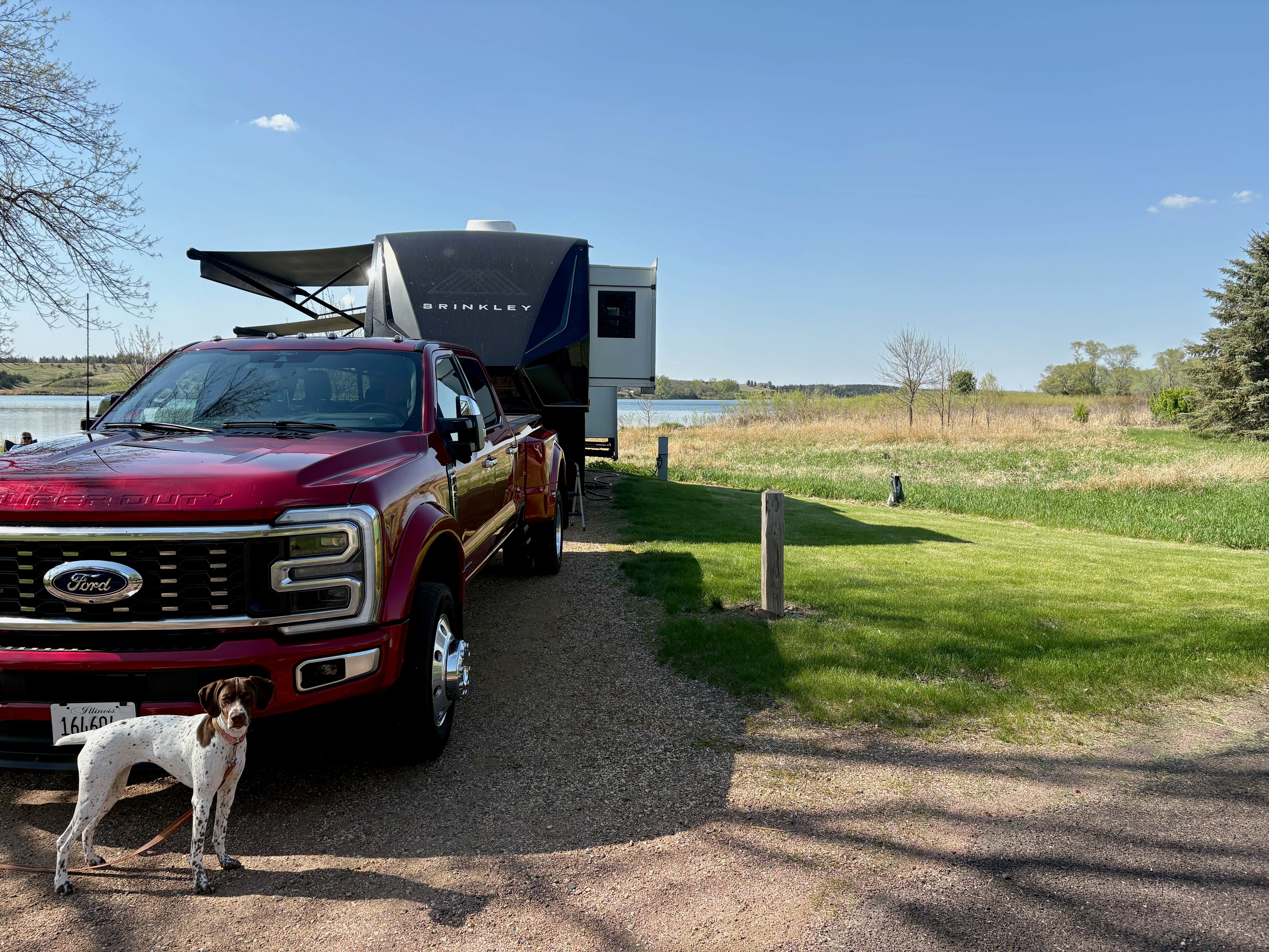 MickandKarla W.'s photo of camping with pets at Lake Vermillion Recreation Area near Mitchell, SD