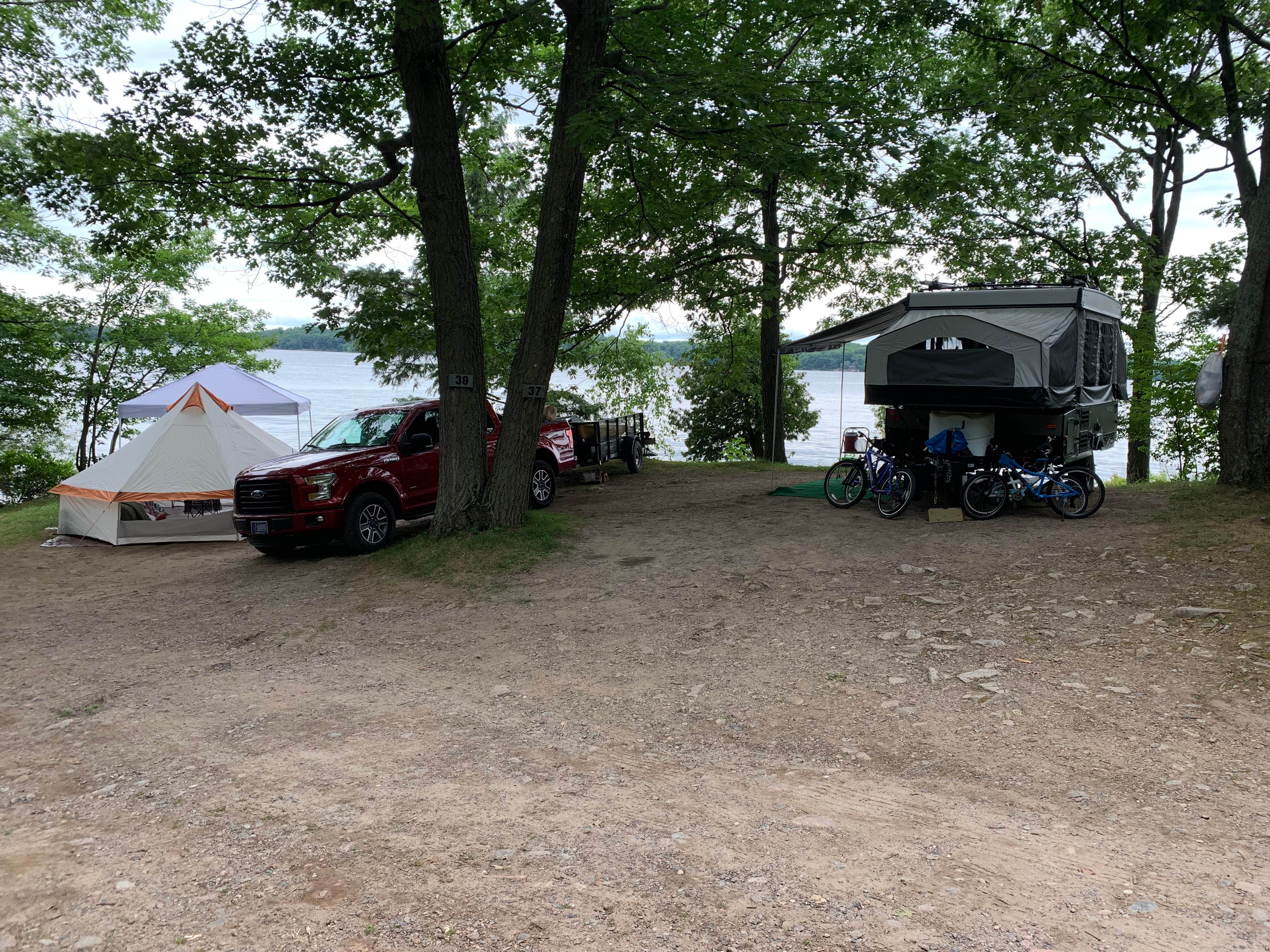 Aaron T.'s photo of rv camping at Wellesley Island State Park Campground near Copenhagen, NY