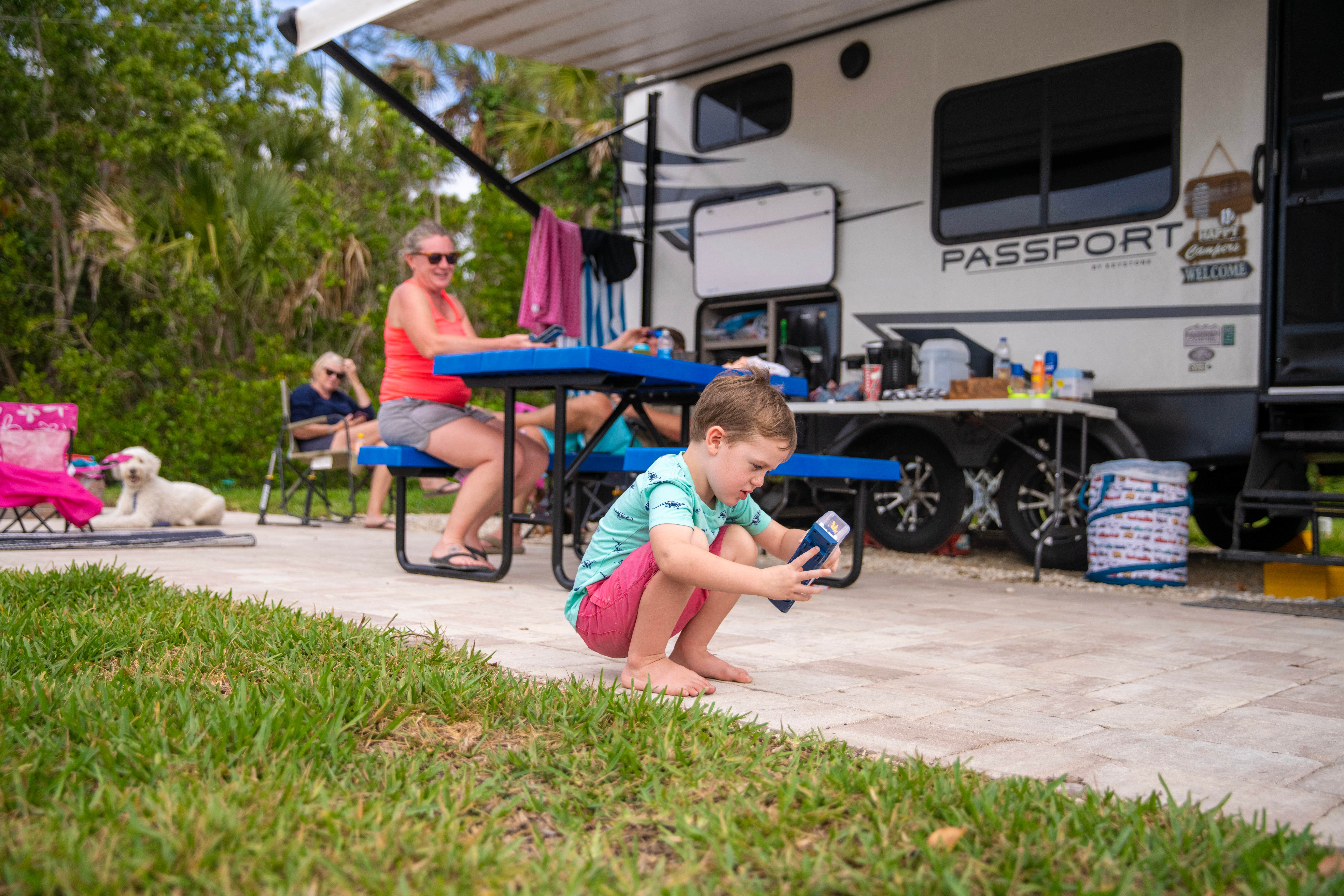 OAK M.'s photo of camping with pets at Naples/Marco Island KOA Holiday near Goodland, FL