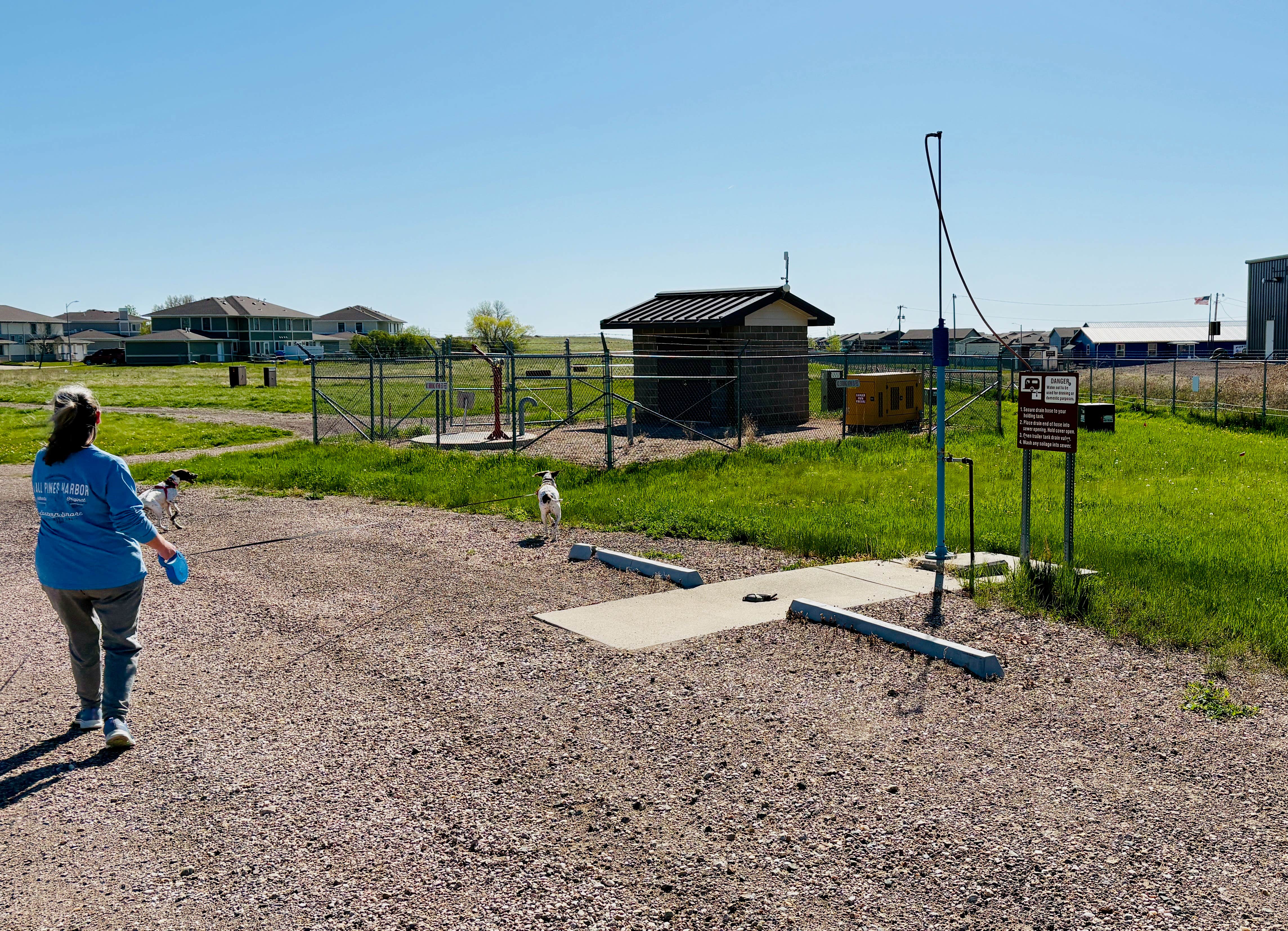 MickandKarla W.'s photo of camping with pets at Ellsworth AFB FamCamp. near Wall, SD