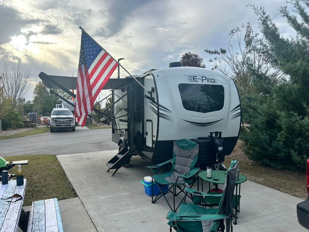 RAYMOND's photo of rv camping at CrossRoads Coach Resort at the ROB near Andrews, SC