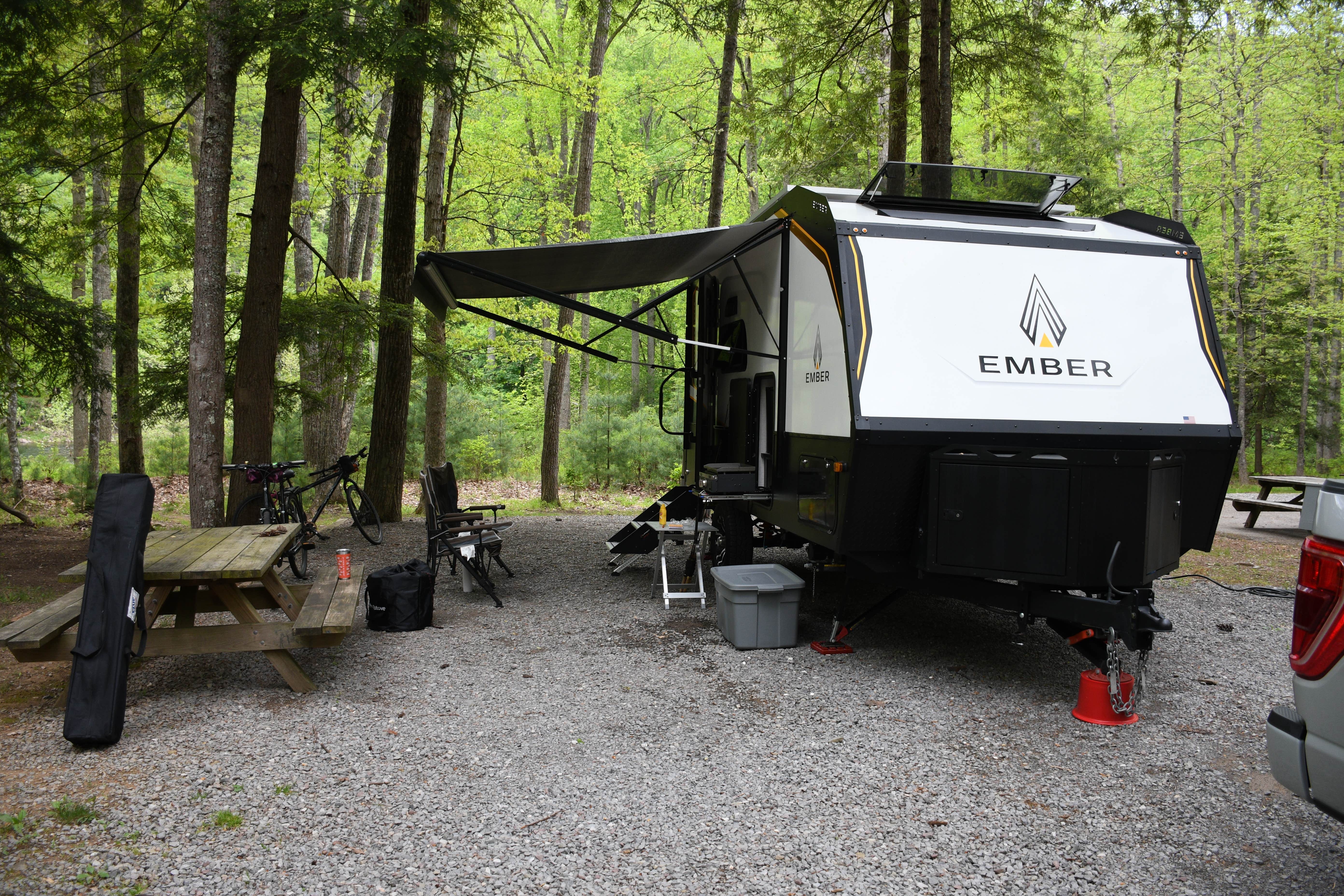 Marcandpatti B.'s photo of rv camping at Riverside Campground — Watoga State Park near Millboro, VA