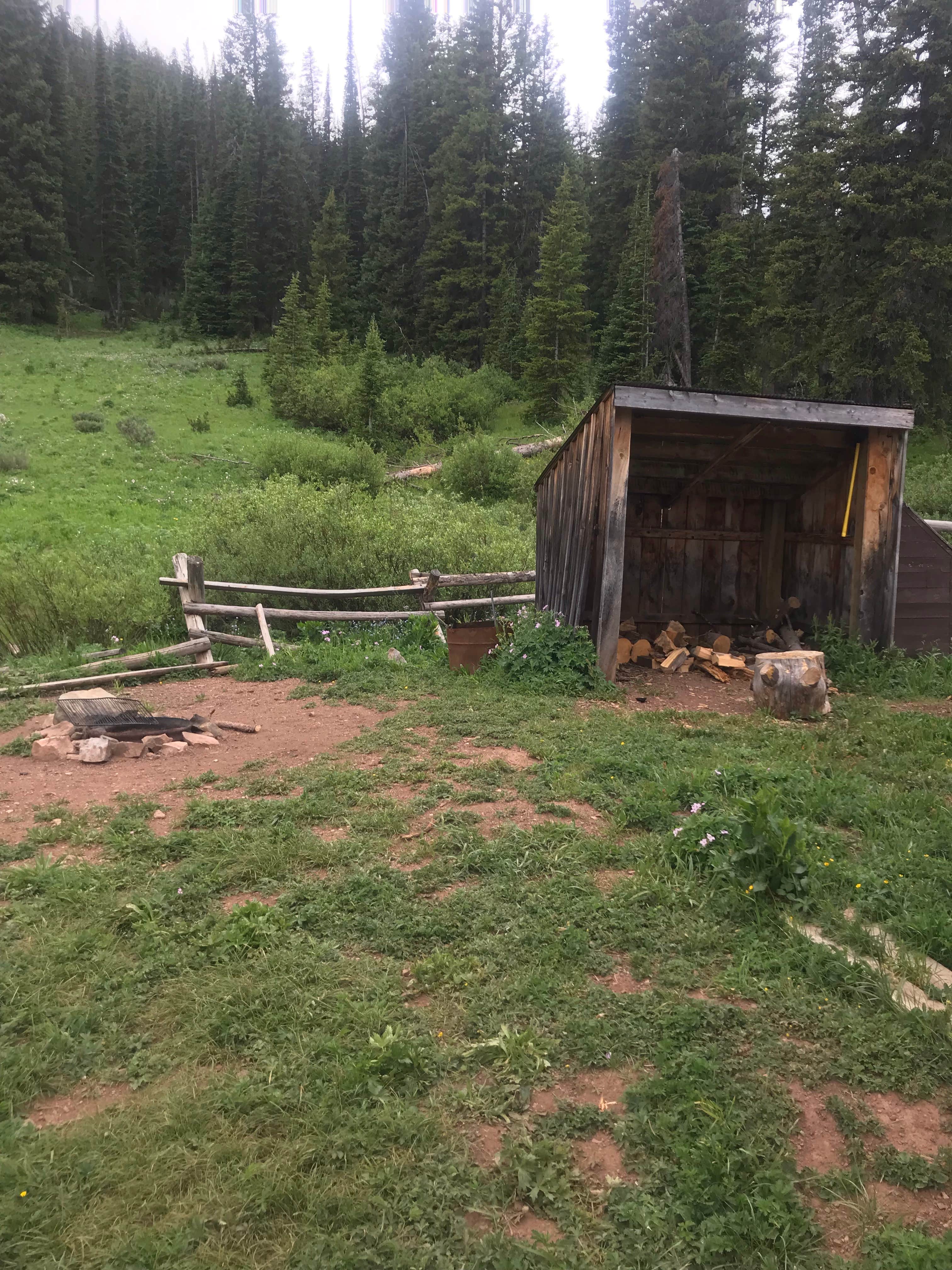 Carrie C.'s photo of a cabin at La Barge Guard Station near Bloomington, ID