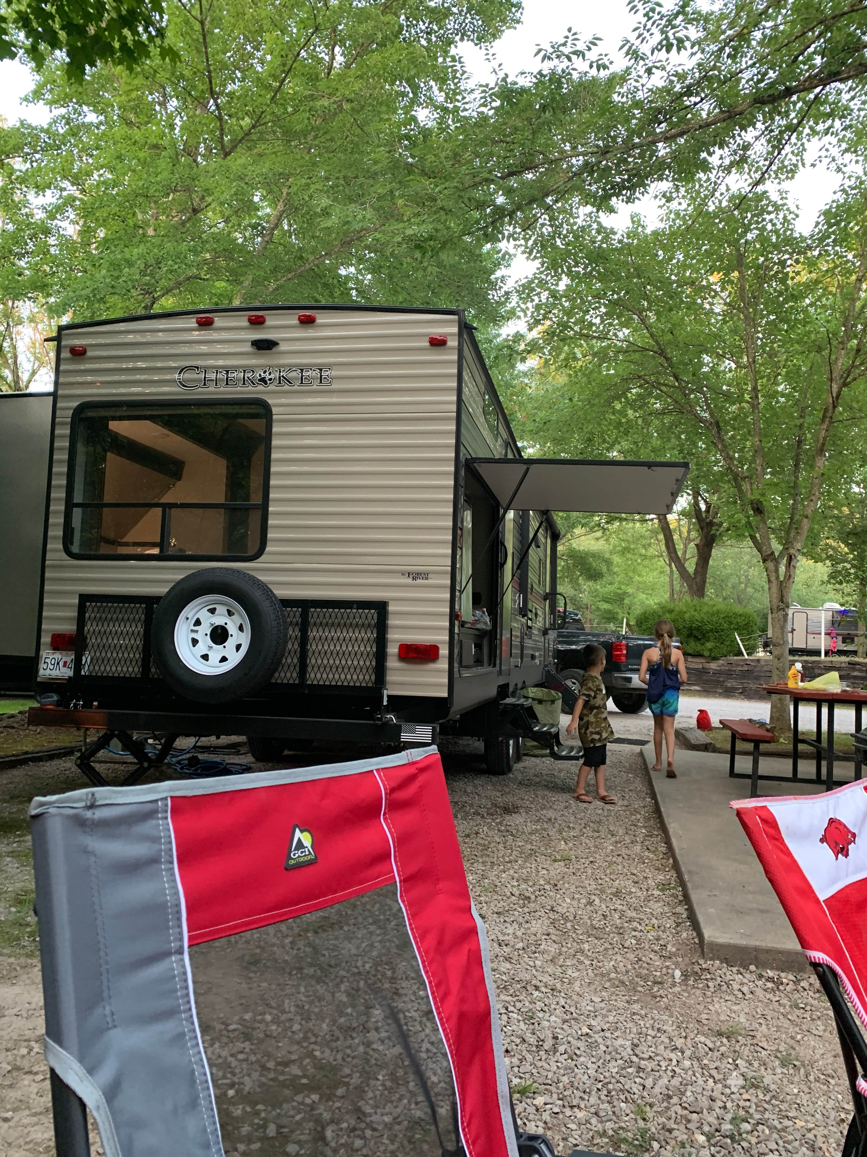 Gabe S.'s photo of rv camping at Branson Treehouse Cabin & RV Park near Springfield, MO