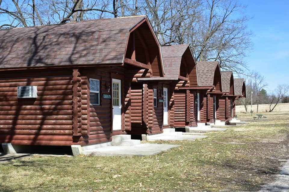 Tara L.'s photo of glamping accommodations at Country Bend Campground near Lake Shelbyville