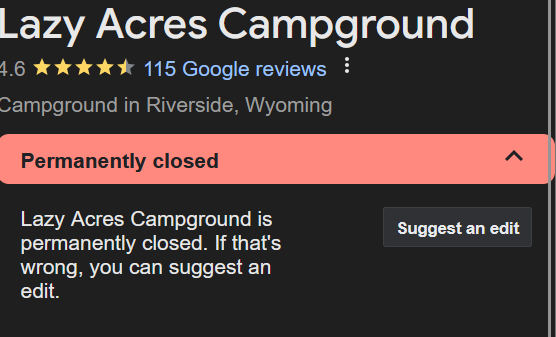 Camper submitted image from Lazy Acres Campground and Motel - 1