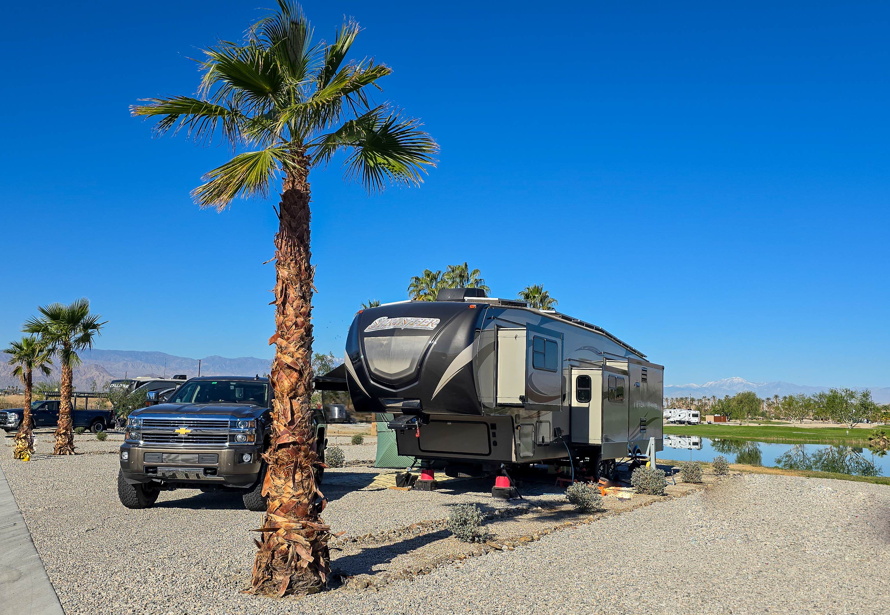 Erin F.'s photo of rv camping at Coachella Lakes RV Resort near Joshua Tree National Park