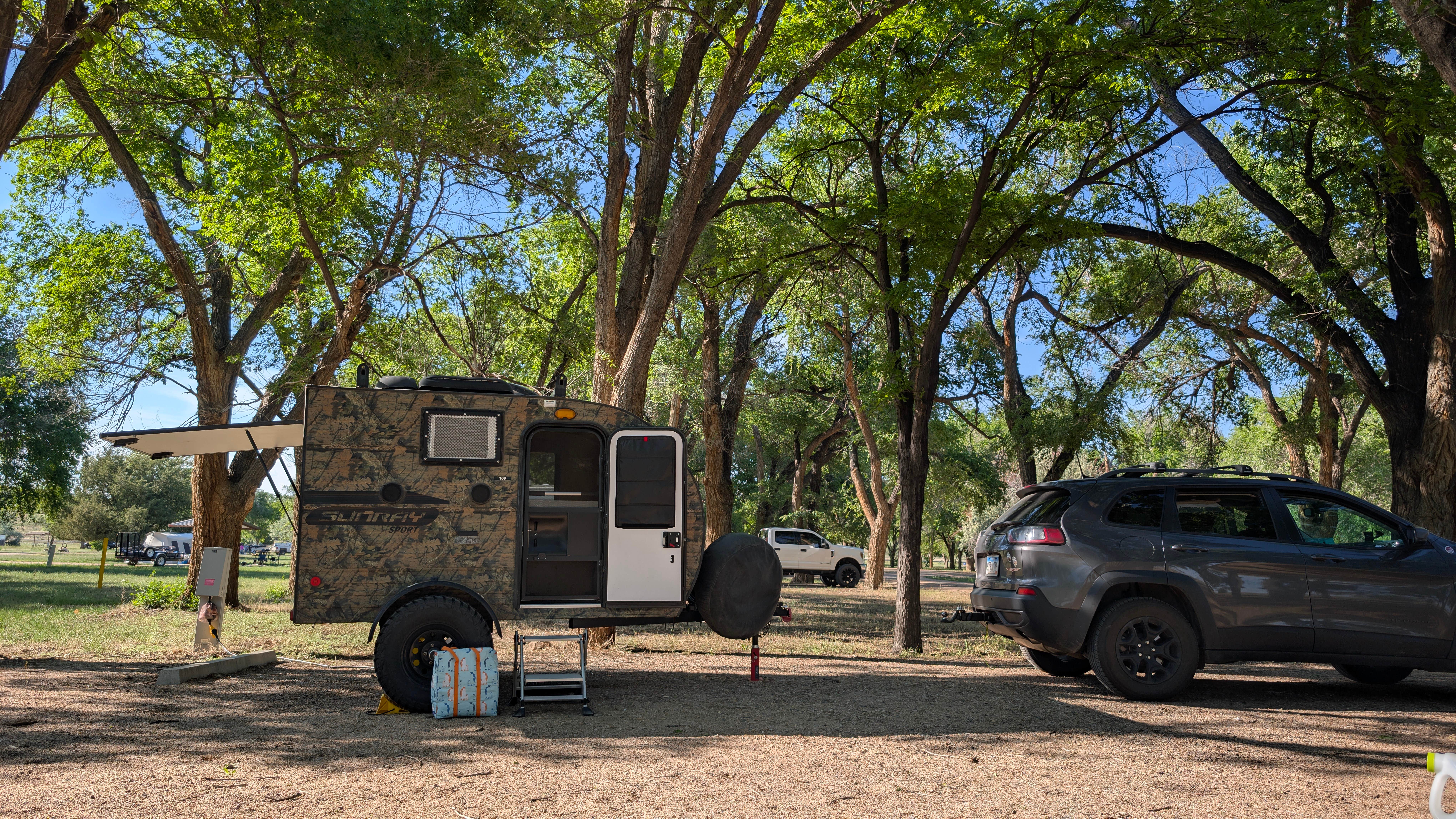 Judy B.'s photo of rv camping at Lake Hasty Campground — John Martin Reservoir State Park near La Junta, CO