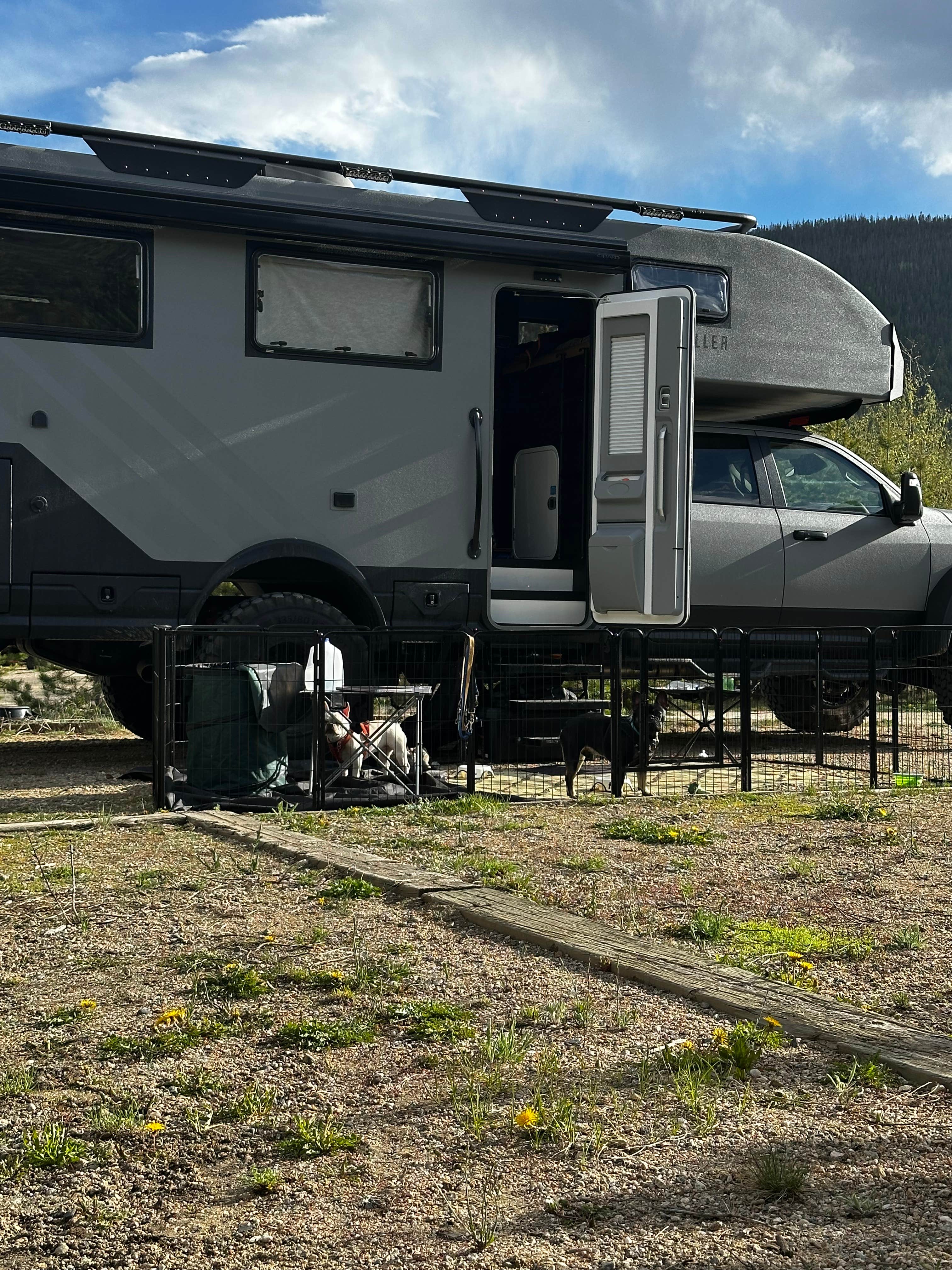 Patrick H.'s photo of camping with pets at Arapaho Bay Campground near Winter Park, CO