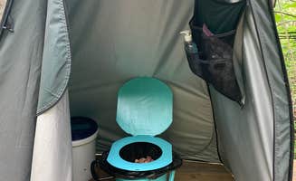 cat L.'s photo of tent camping at Mila's Bunny Farm near Green Mountain, NC