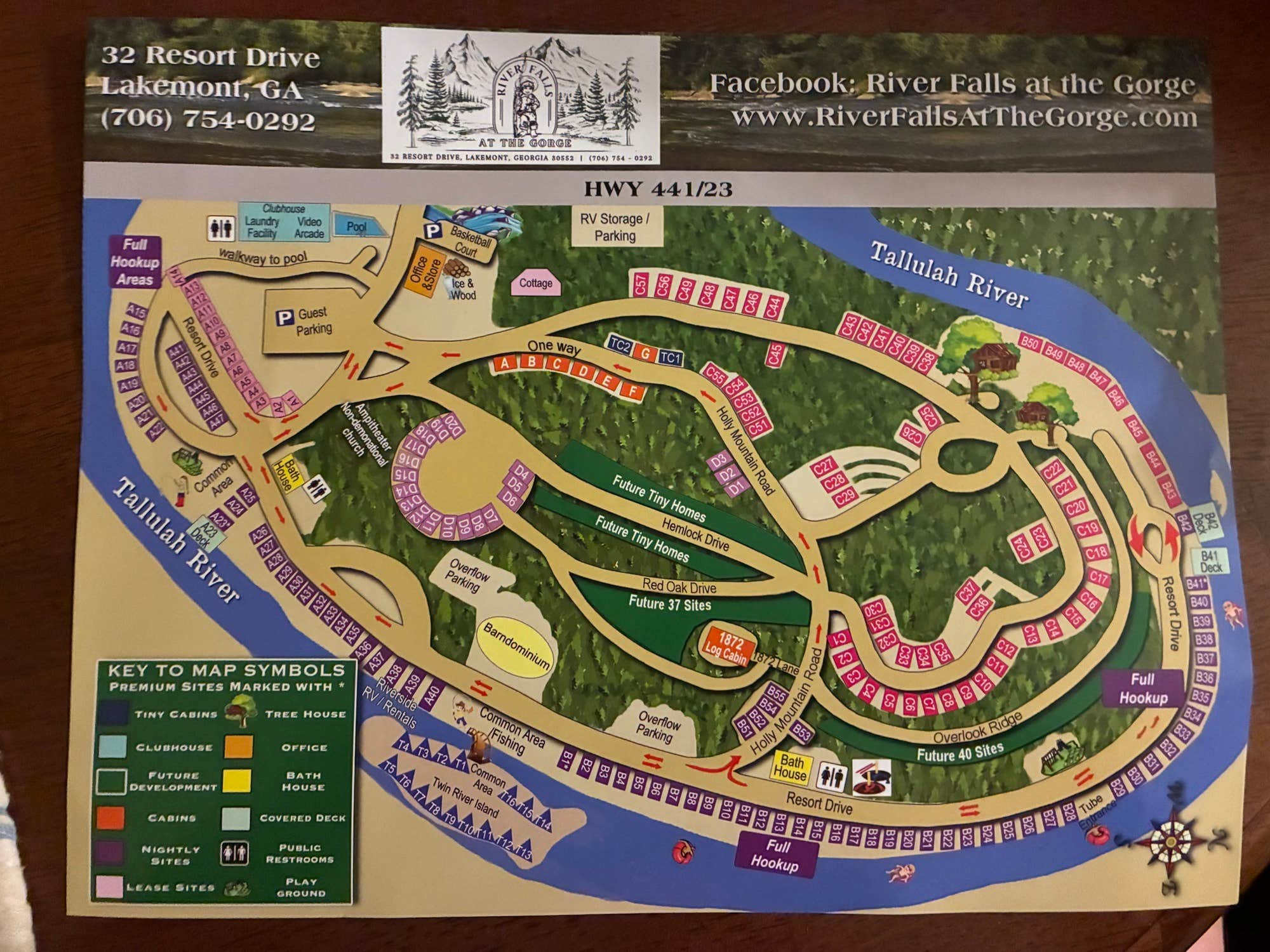 Camper-submitted photo at River Falls at the Gorge near Toccoa, GA