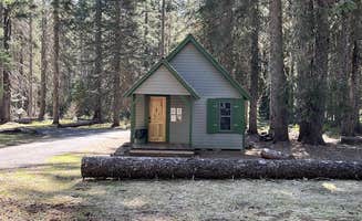 The Dyrt's photo of a cabin at Box Canyon Guard Station Cabin near Cascadia, OR
