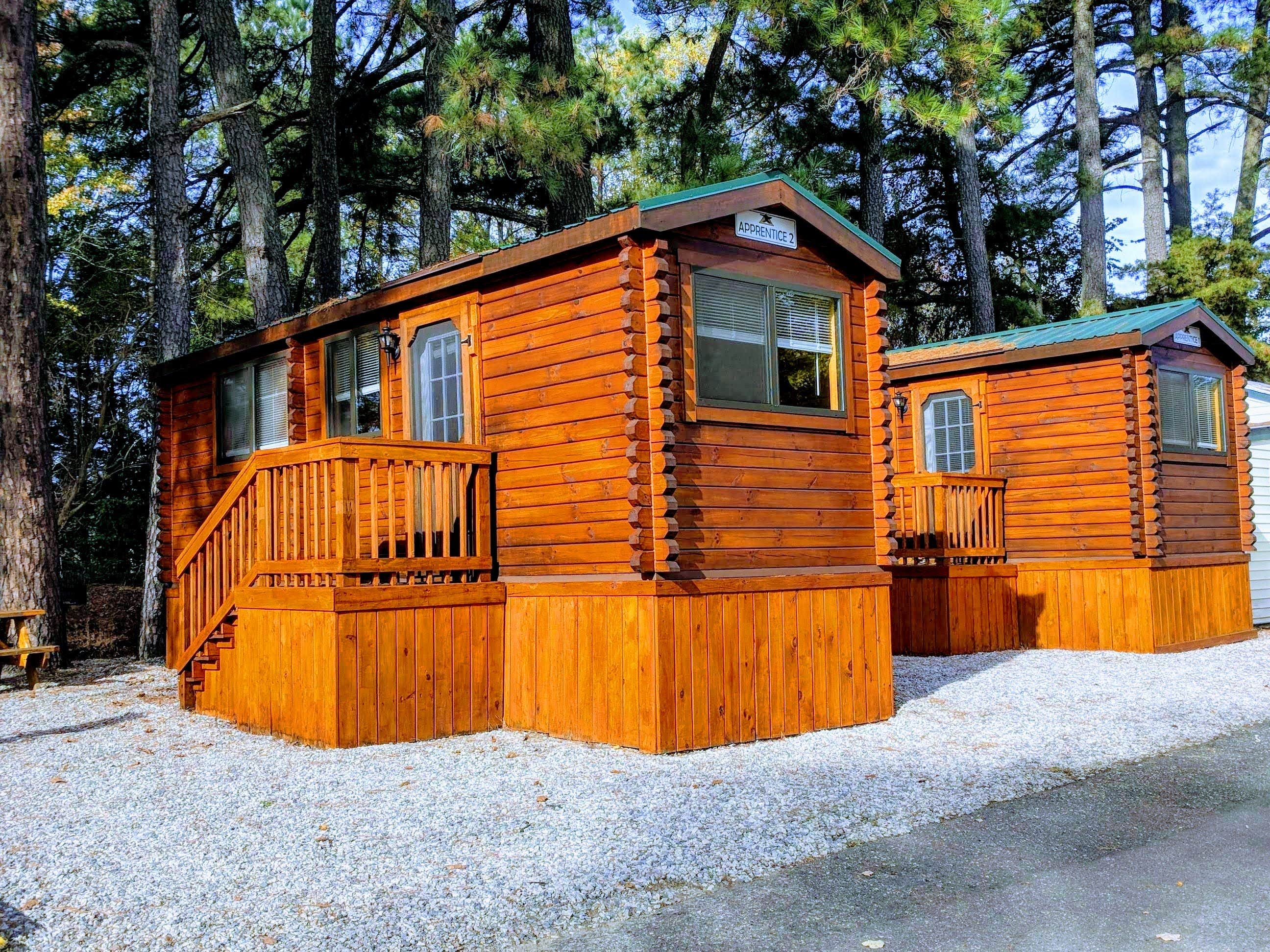 Chris J.'s photo of a cabin at Anvil Campground near Chesapeake, VA