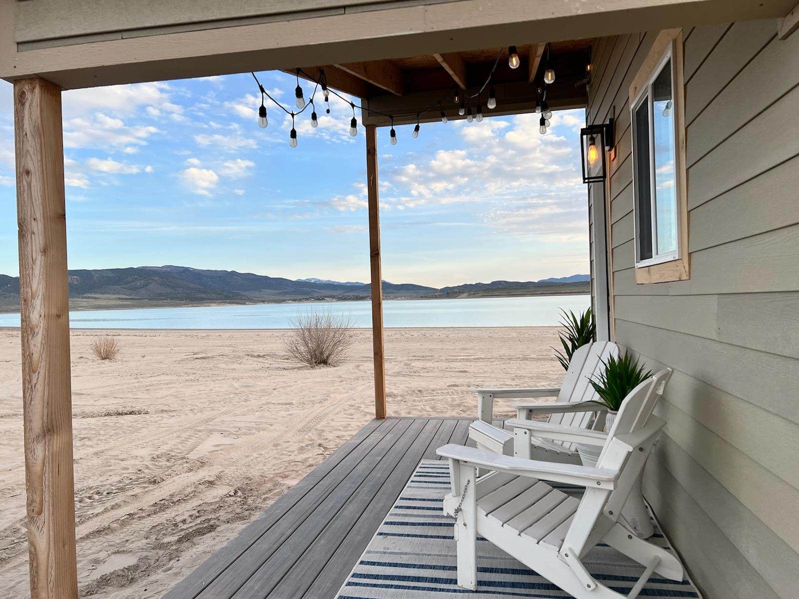 Camper-submitted photo at Sandy Beach at Yuba Lake near Levan, UT
