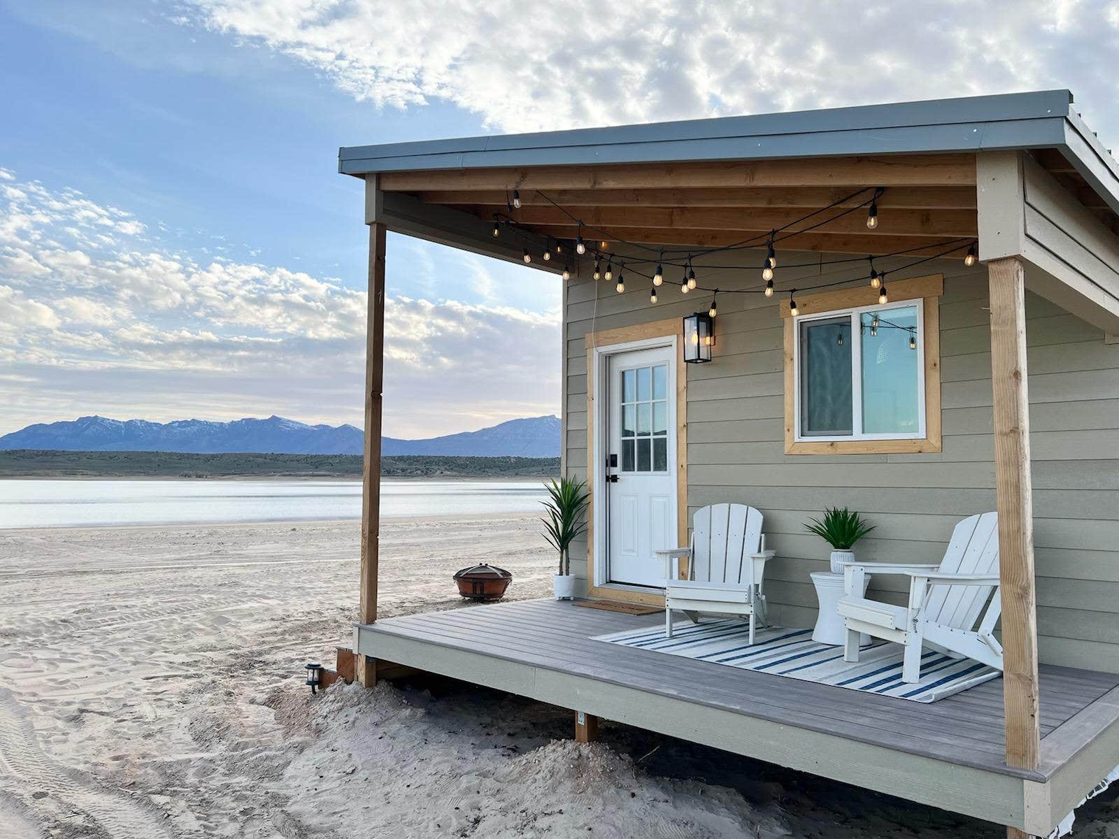 Camping near Painted Rocks Campground — Yuba State Park: Sandy Beach at Yuba Lake, Levan, Utah