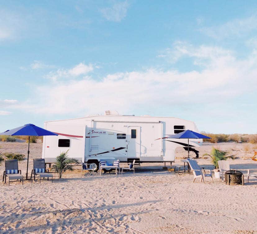 Camper-submitted photo at Sandy Beach at Yuba Lake near Levan, UT