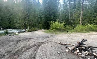 Emma T.'s photo of camping with pets at Pack River Dispersed Site near Moyie Springs, ID