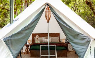 Brooke M.'s photo of glamping accommodations at Creekside Retreat at Triangle Lake near Jefferson, OR