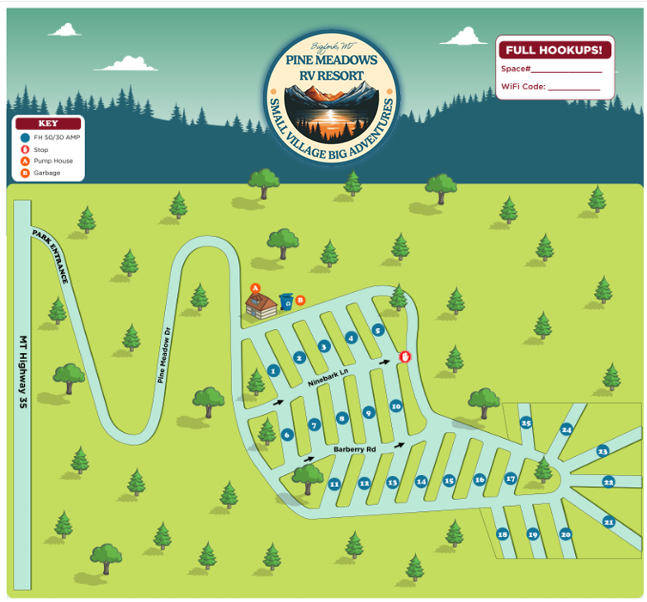 Camper-submitted photo at Pine Meadows RV Resort near Condon, MT