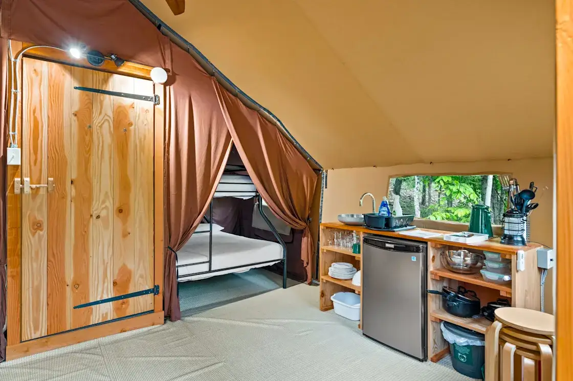 Camper-submitted photo at Huttopia Berkshires near Pittsfield, MA