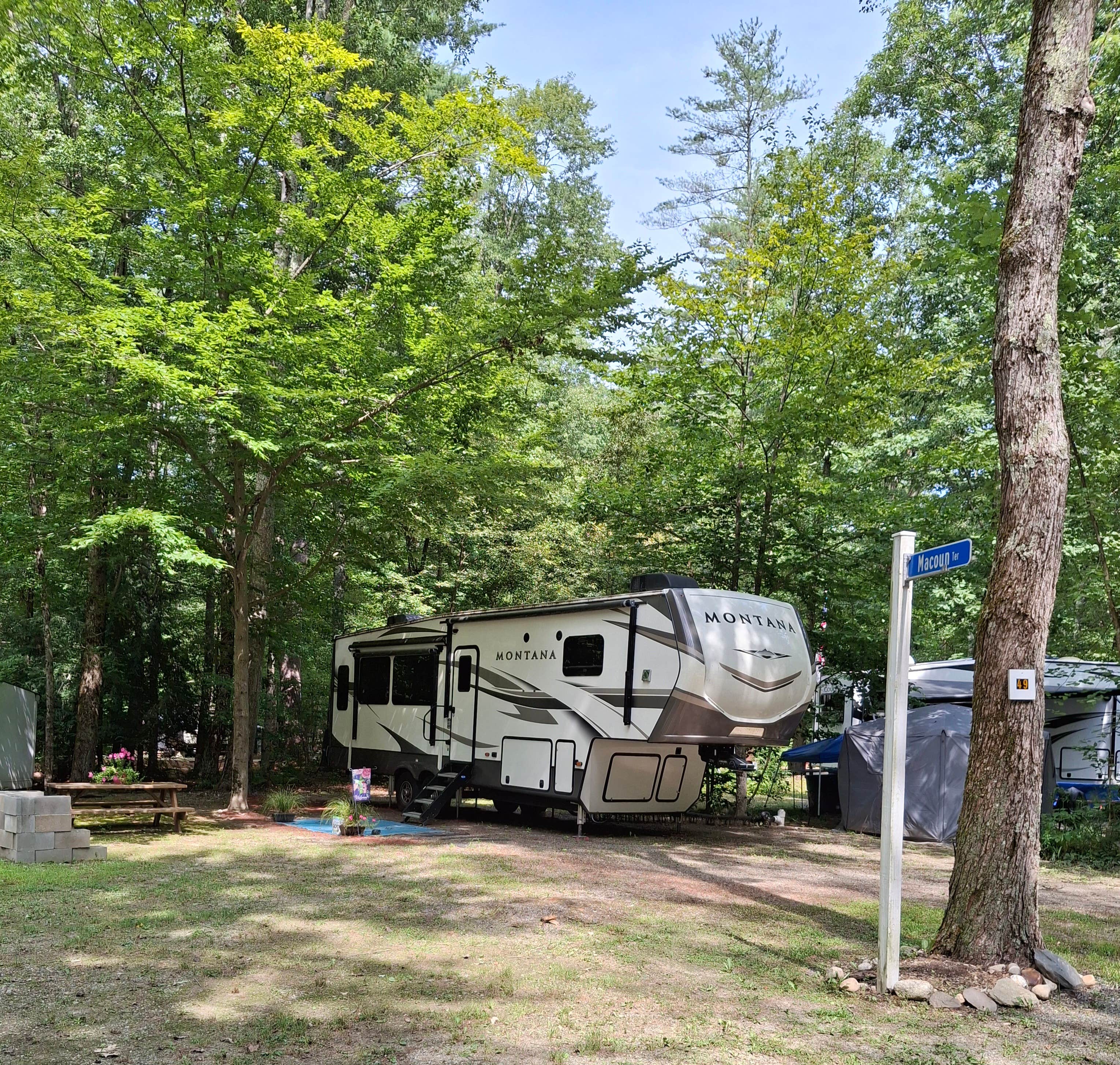 Chris W.'s photo of rv camping at Wellington Camping Park near Newfields, NH