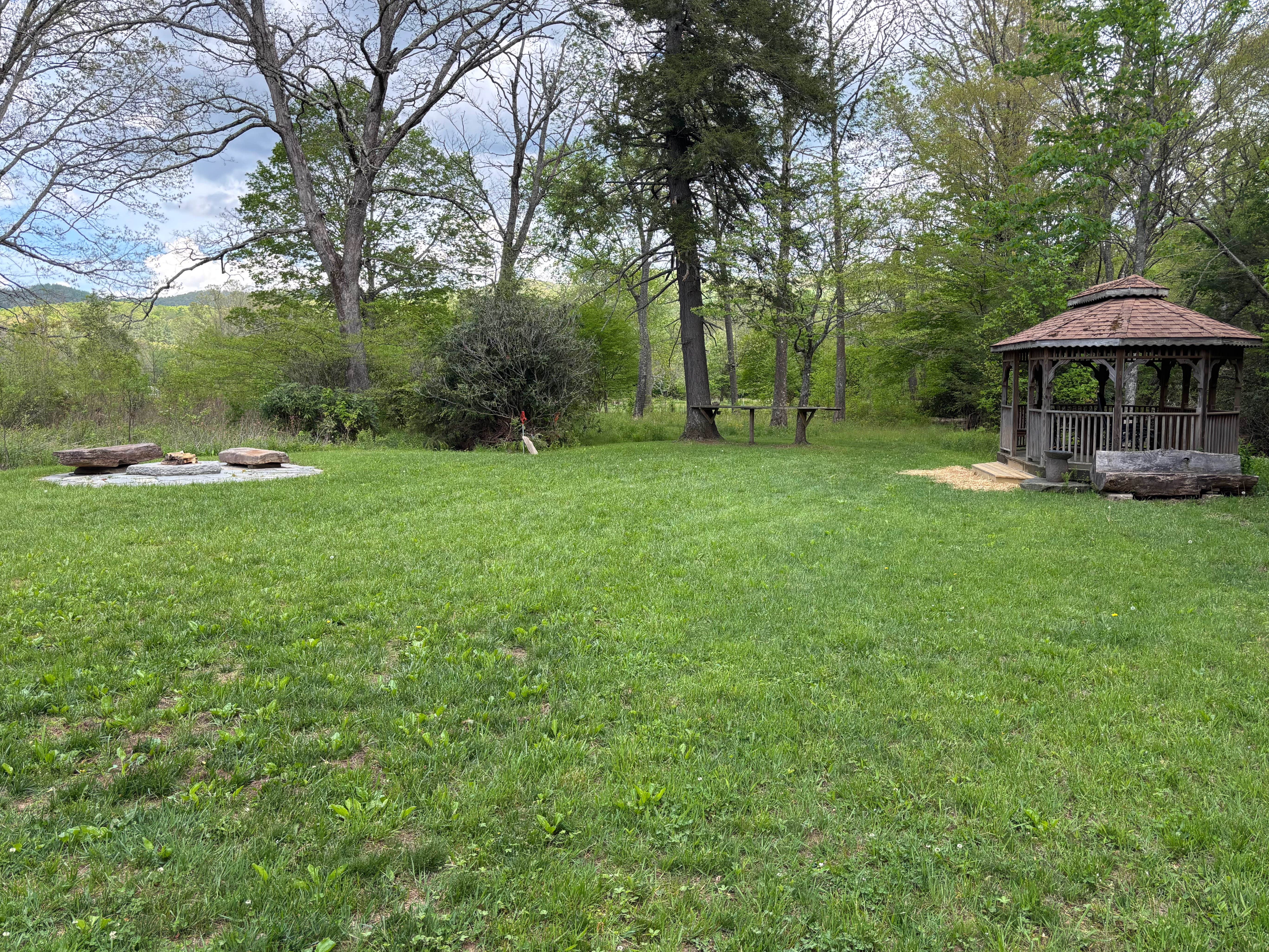 Camping near Carolina Hemlocks Rec Area: Creekside Campsite and Gazebo, Micaville, North Carolina