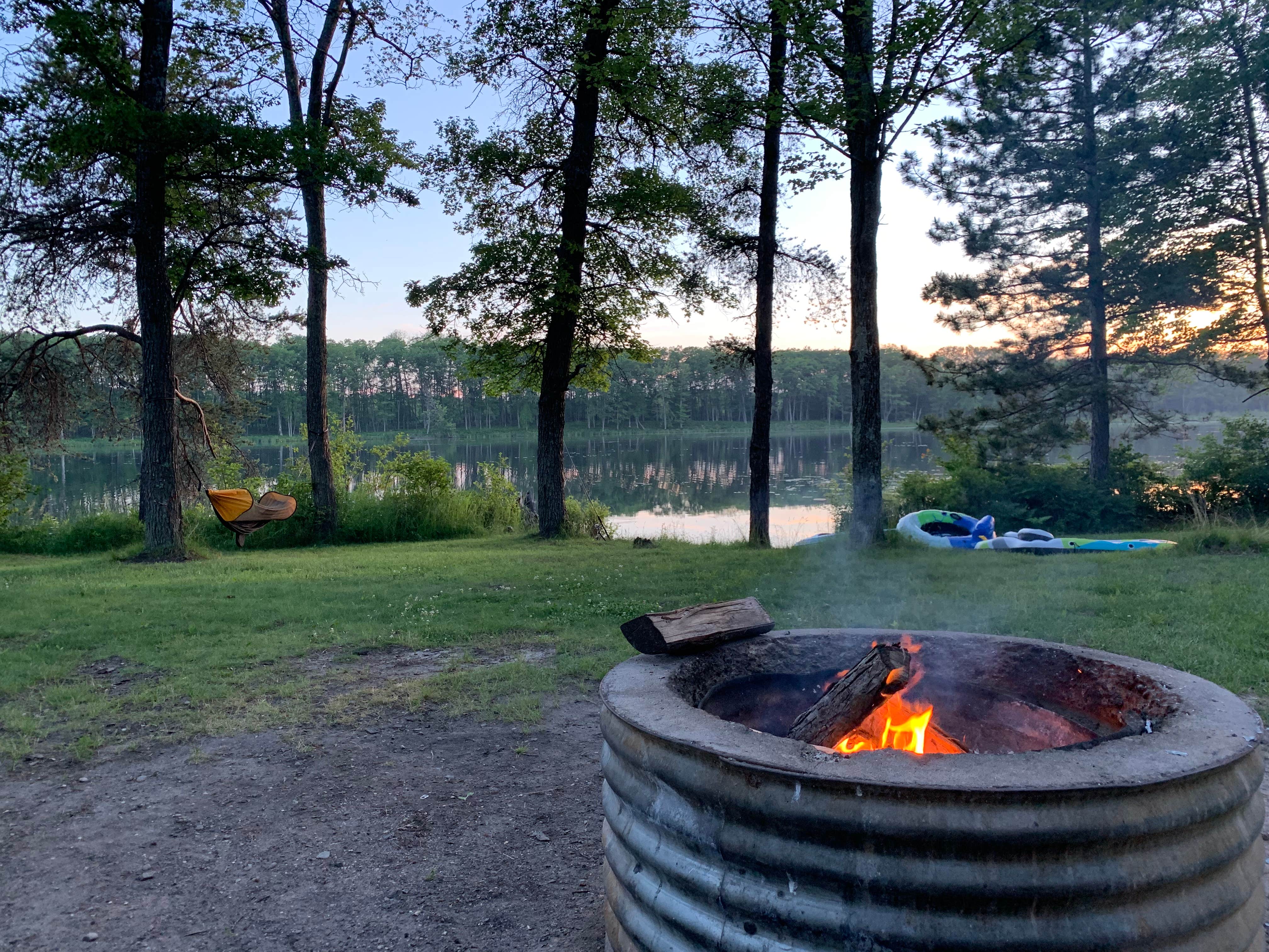Camper-submitted photo at Ambrose Lake State Forest Campground near Lupton, MI