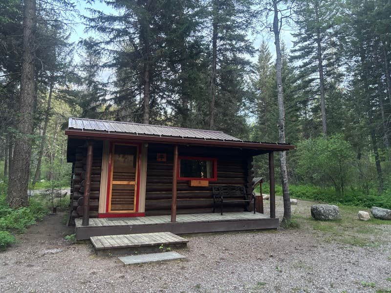 The Dyrt's photo of a cabin at Lake Five Resort near Columbia Falls, MT