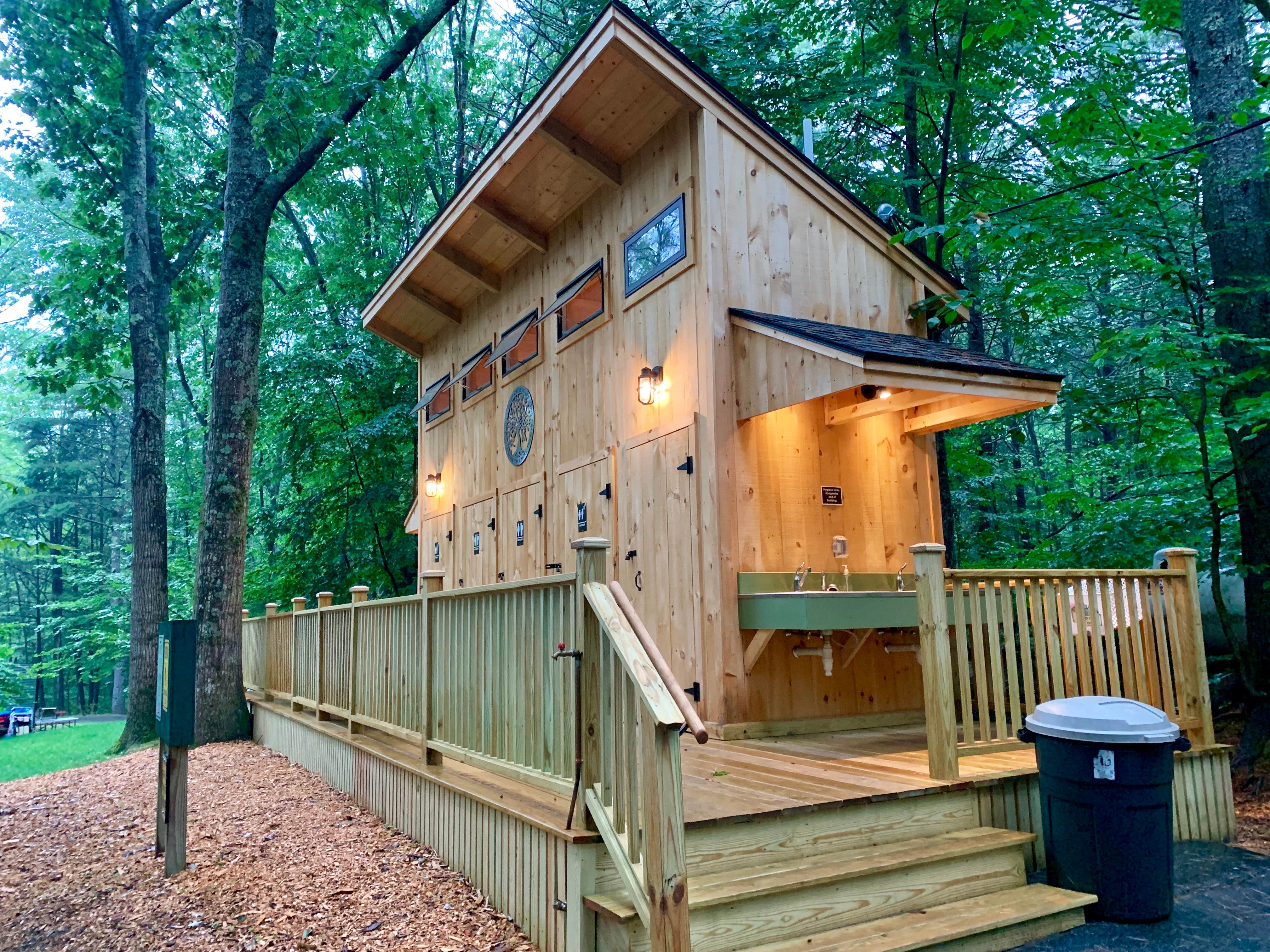Steve V.'s photo of glamping accommodations at Dixon's Campground near York Beach, ME