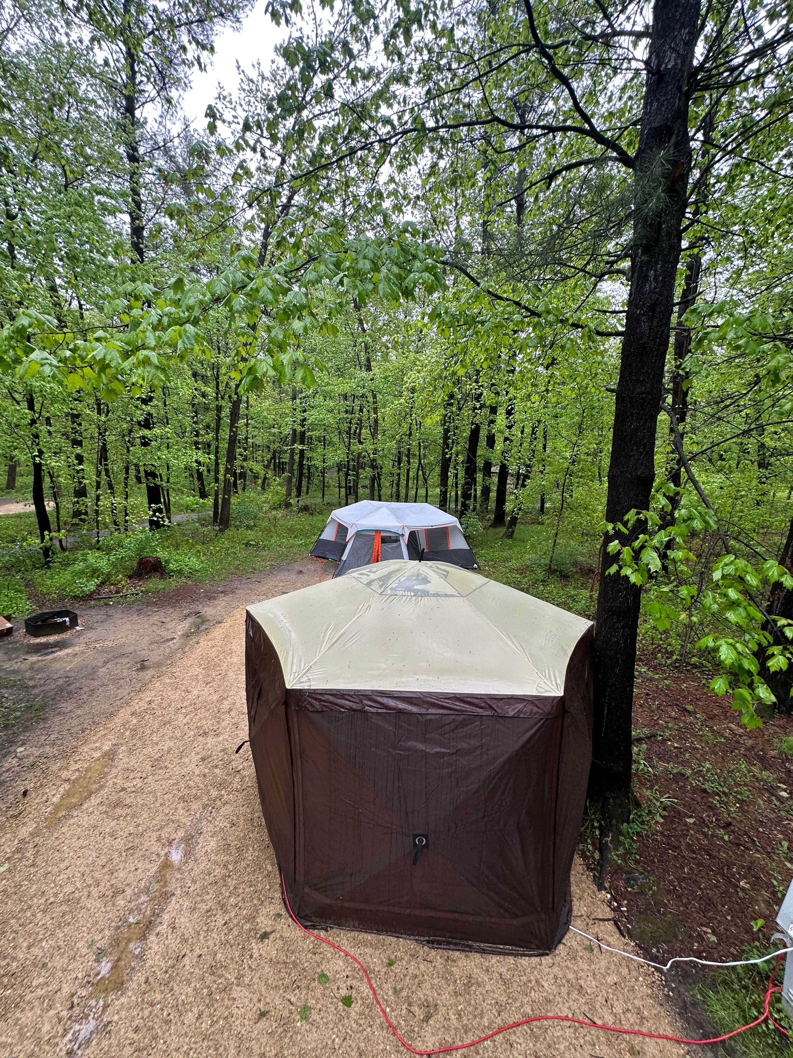 Emily F.'s photo at Sandstone Ridge Campground — Mirror Lake State Park near Loganville, WI