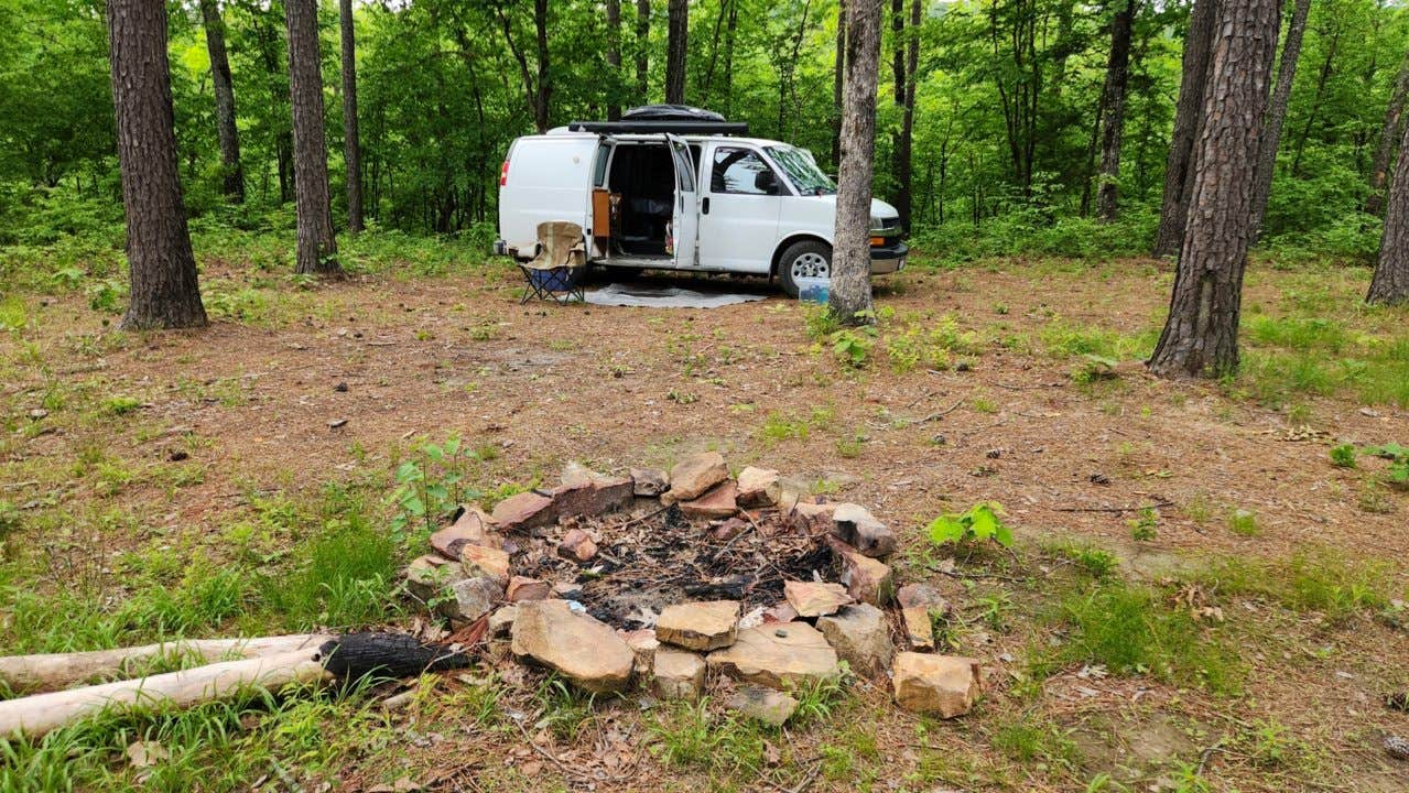 Camper-submitted photo at North Fork Creek Rd (FR779) Dispersed near Royal, AR