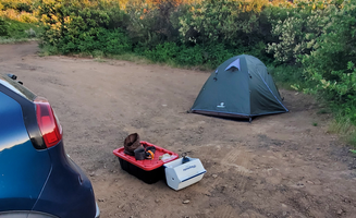 Sheridan S.'s photo of tent camping at Pine Creek Road Camp near Encinitas, CA
