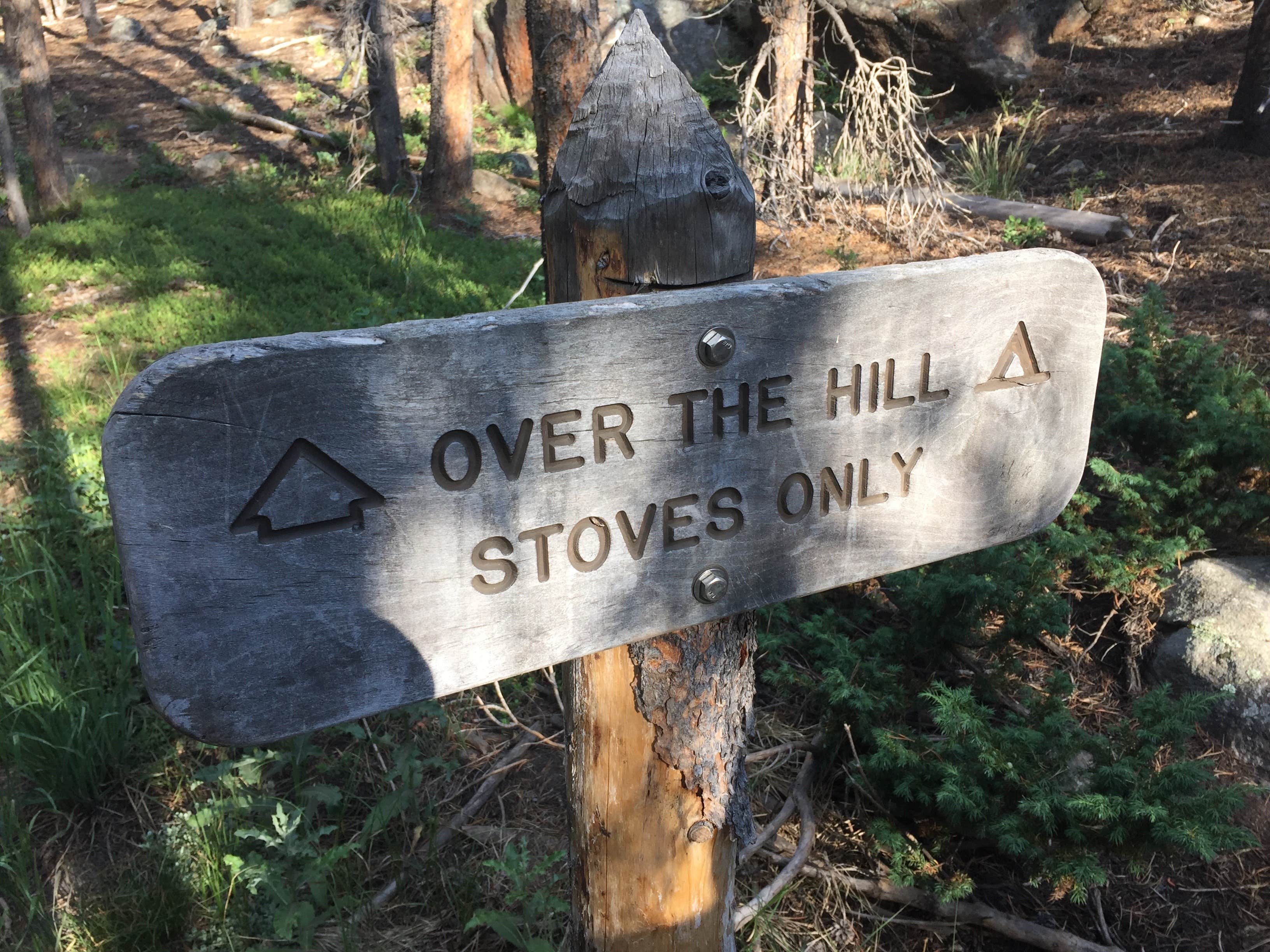 Camper-submitted photo at Over the Hill Backcountry Campsite — Rocky Mountain National Park near Estes Park, CO