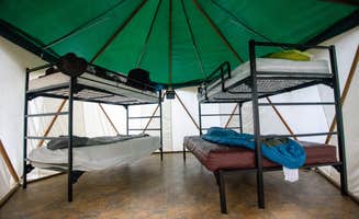 Jill T.'s photo of glamping accommodations at Promontory Park near Colton, OR