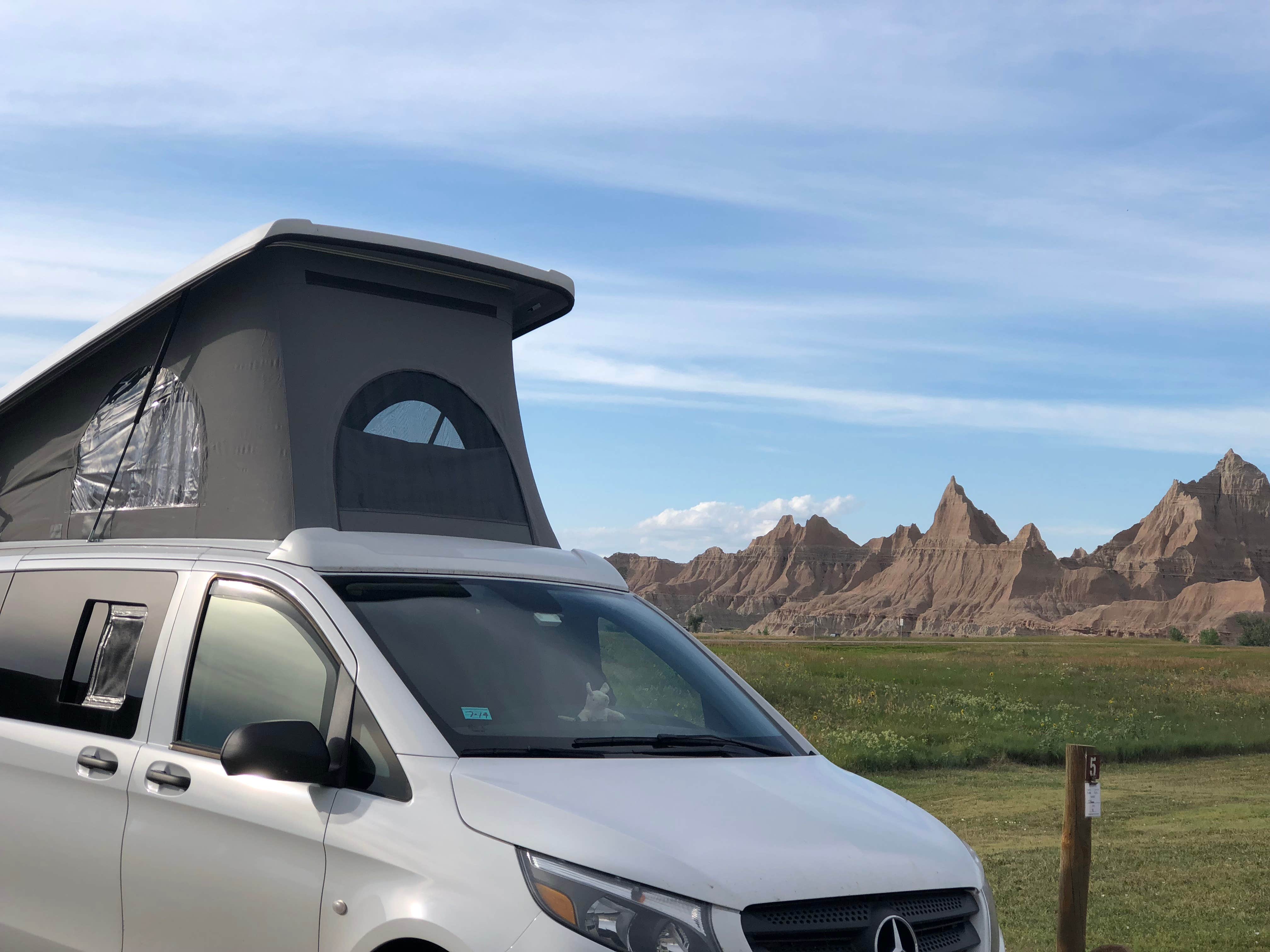 Lee D.'s photo of rv camping at Cedar Pass Campground — Badlands National Park near Philip, SD