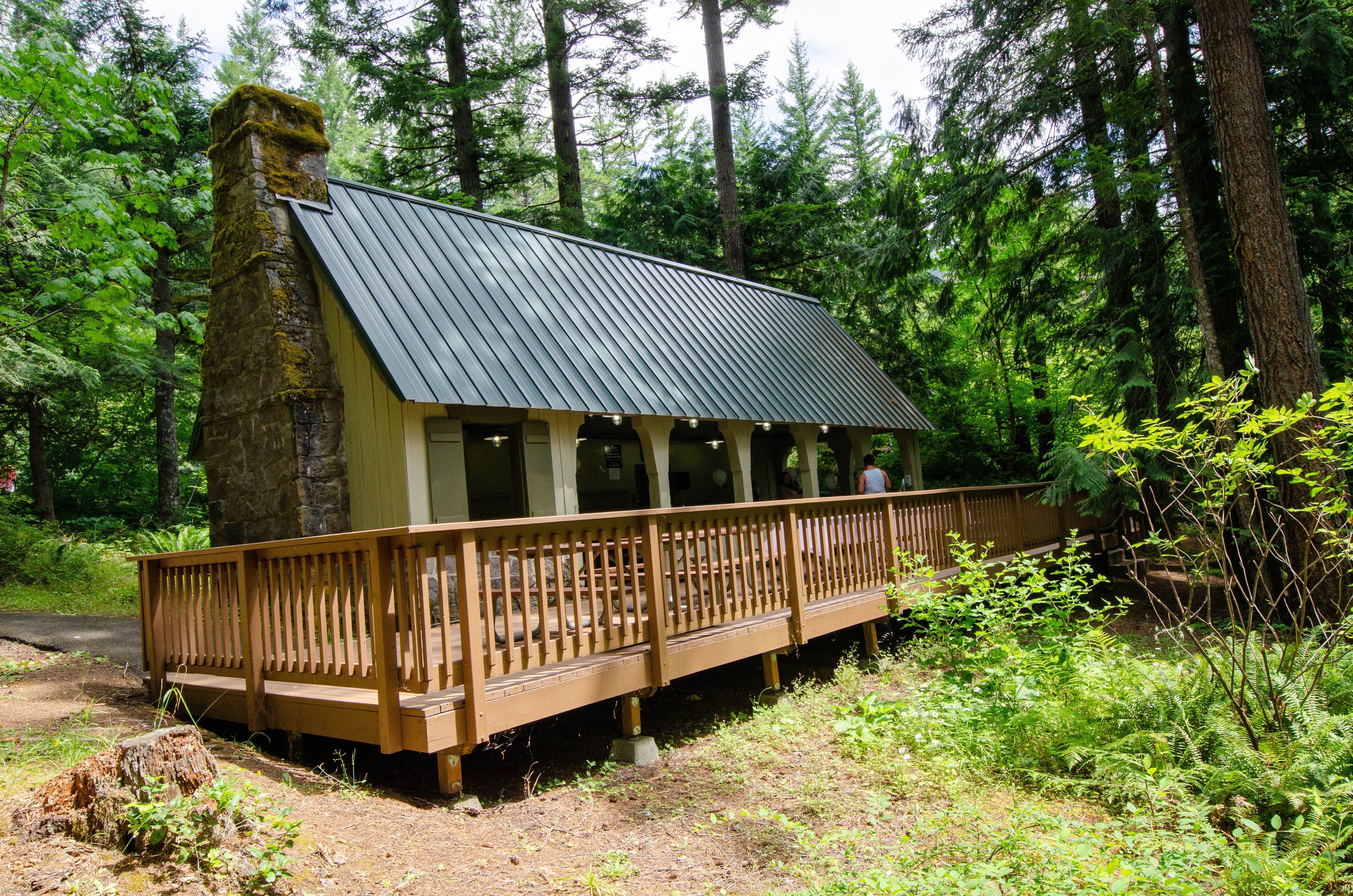 Jill T.'s photo of a cabin at Promontory Park near Milwaukie, OR