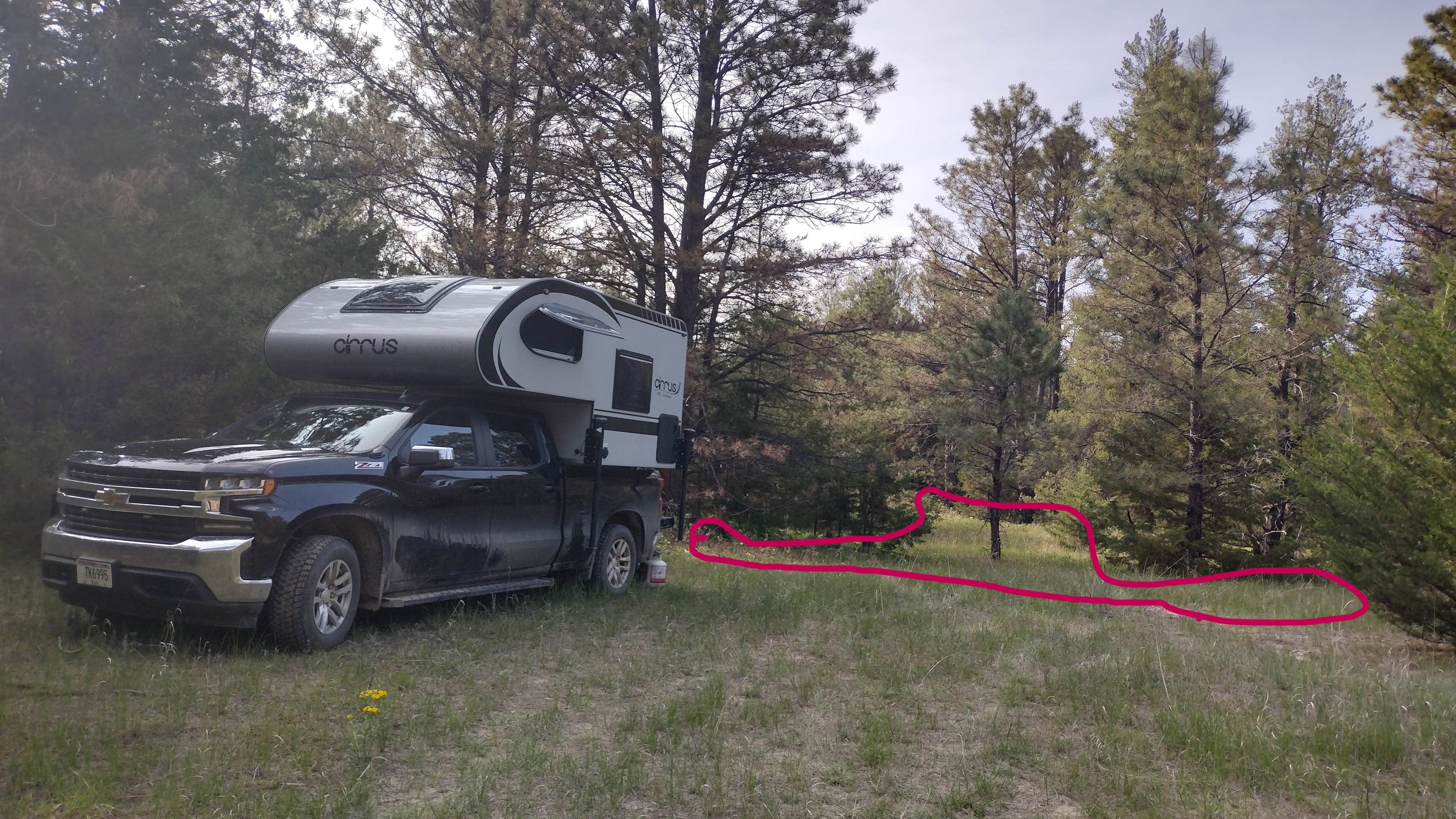 Camper submitted image from Bessey Dispersed Circle Rd. - 1