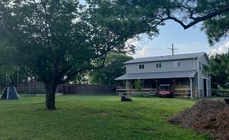Mike B.'s photo of camping with pets at Benson Homestead and Stables near Fort Worth, TX