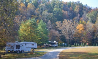 Camping near Warrior Creek: Stoney Fork Campground, Purlear, North Carolina