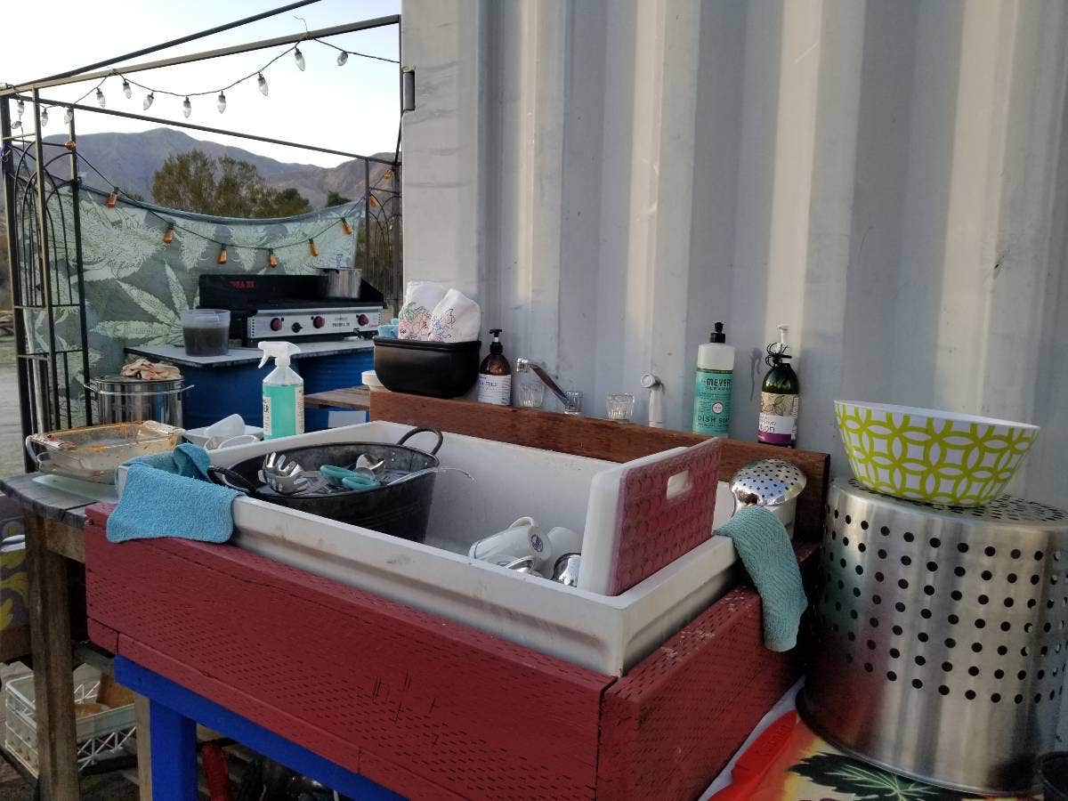 Camper-submitted photo at Desert Rose Collective RV Parking near Pioneertown, CA